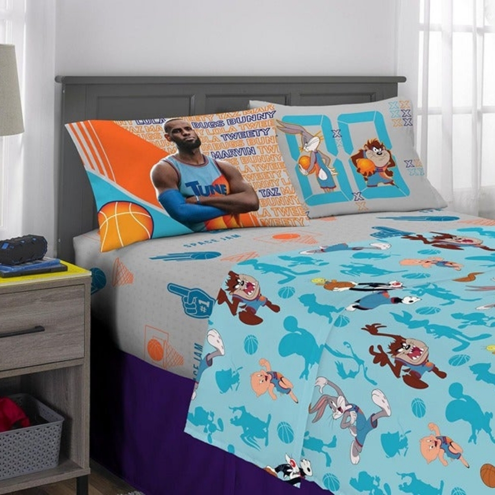 Space Jam Microfiber Sheet Set